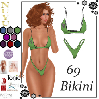 Second Life Marketplace - NUYU 69 Bikini